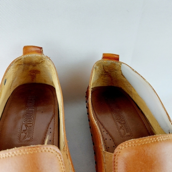 PIKOLINOS tan loafer slip on soft leather men's shoes moccasins size 41 - Picture 8 of 13